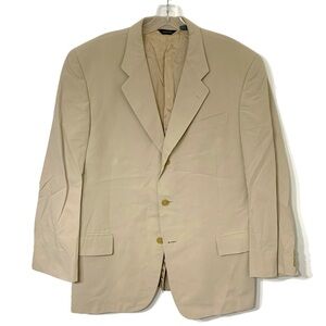 Donna Karan Signature Vintage 90’s Khaki Blazer Men’s Size 44R